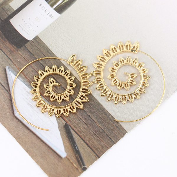 Spiral Hippie Hoops