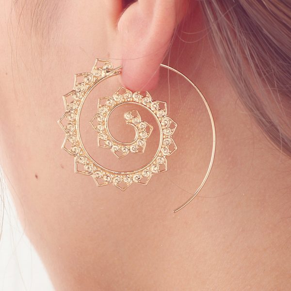 Spiral Hippie Hoops