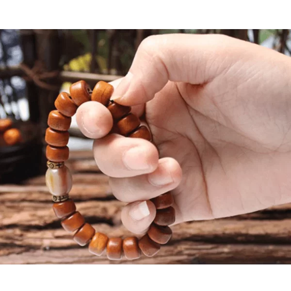 Tibetan Yak Bone Protection Bracelet - For Protection & Strength - Image 2