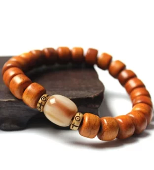 Tibetan Yak Bone Protection Bracelet