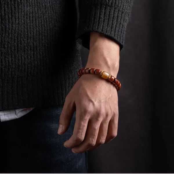 Tibetan Yak Bone Protection Bracelet