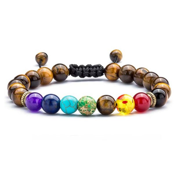 Tiger Eye Chakra Bracelet