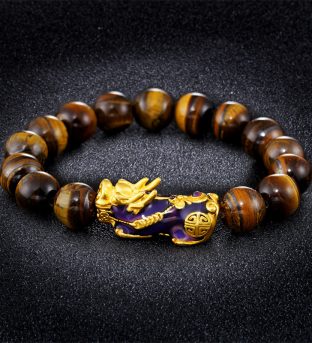Tiger’s Eye Pixiu Prosperity Bracelet