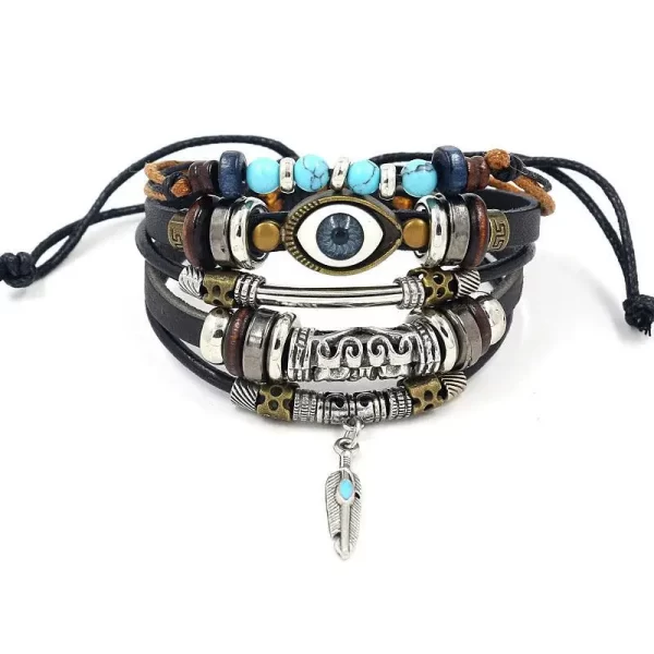 Turquoise & Evil Eye Bracelets