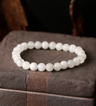 White Moonstone Bracelet