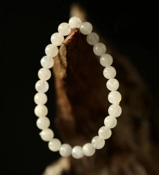 White Moonstone Bracelet