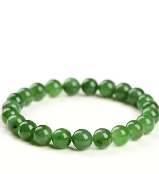 Dark Green Hetian Jade Bracelet