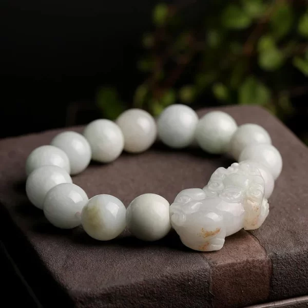 Feng Shui Bliss Fengshui Wealth Prosperity Jade PiXiu Luck Bracelet