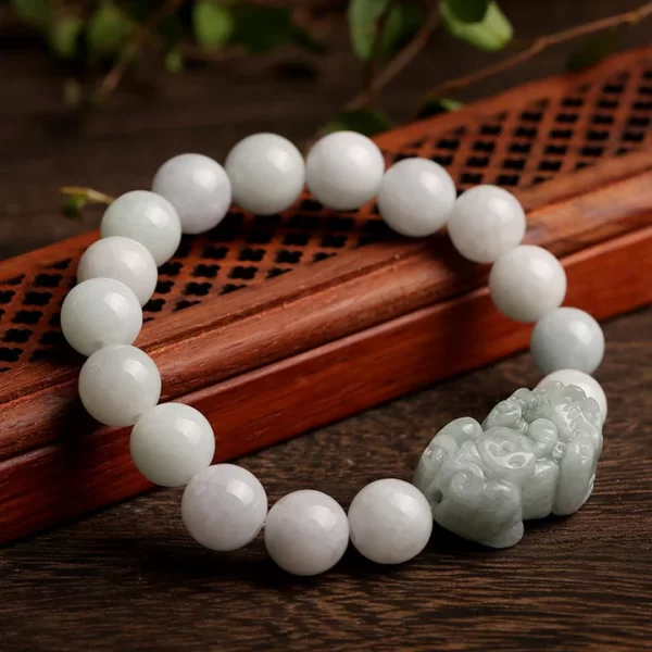 Feng Shui Bliss Fengshui Wealth Prosperity Jade PiXiu Luck Bracelet
