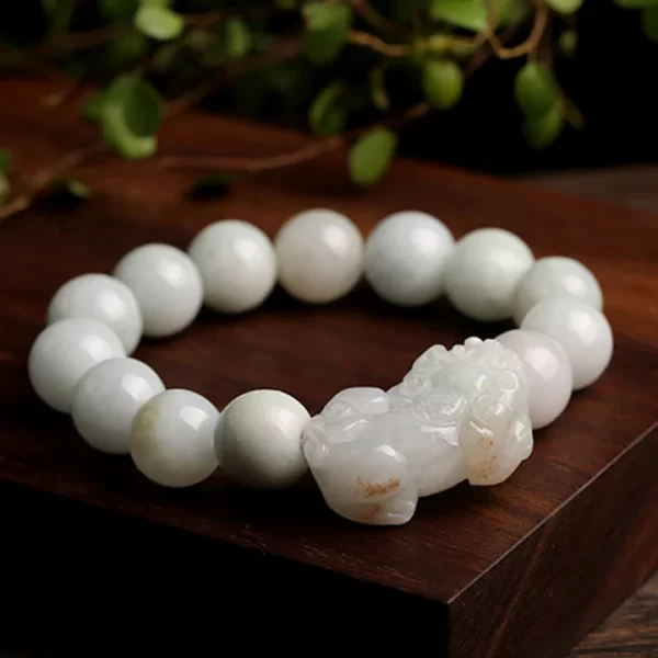 Feng Shui Bliss Fengshui Wealth Prosperity Jade PiXiu Luck Bracelet