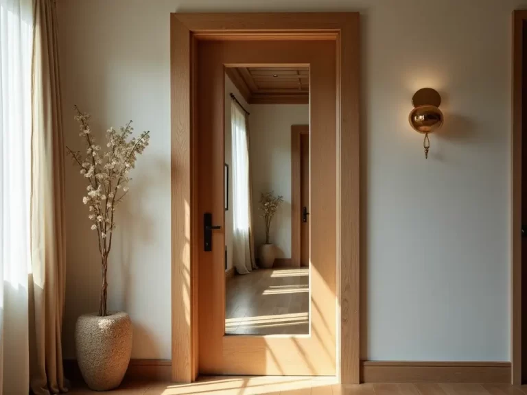 Feng Shui Mirror in Front of Door: Balancing Energy and Welcoming Abundance