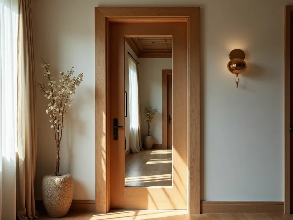 Feng Shui Mirror in Front of Door