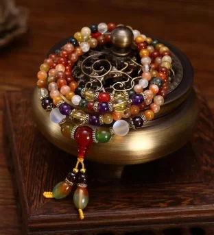 The 108 Quartz Healing Mala Bracelet