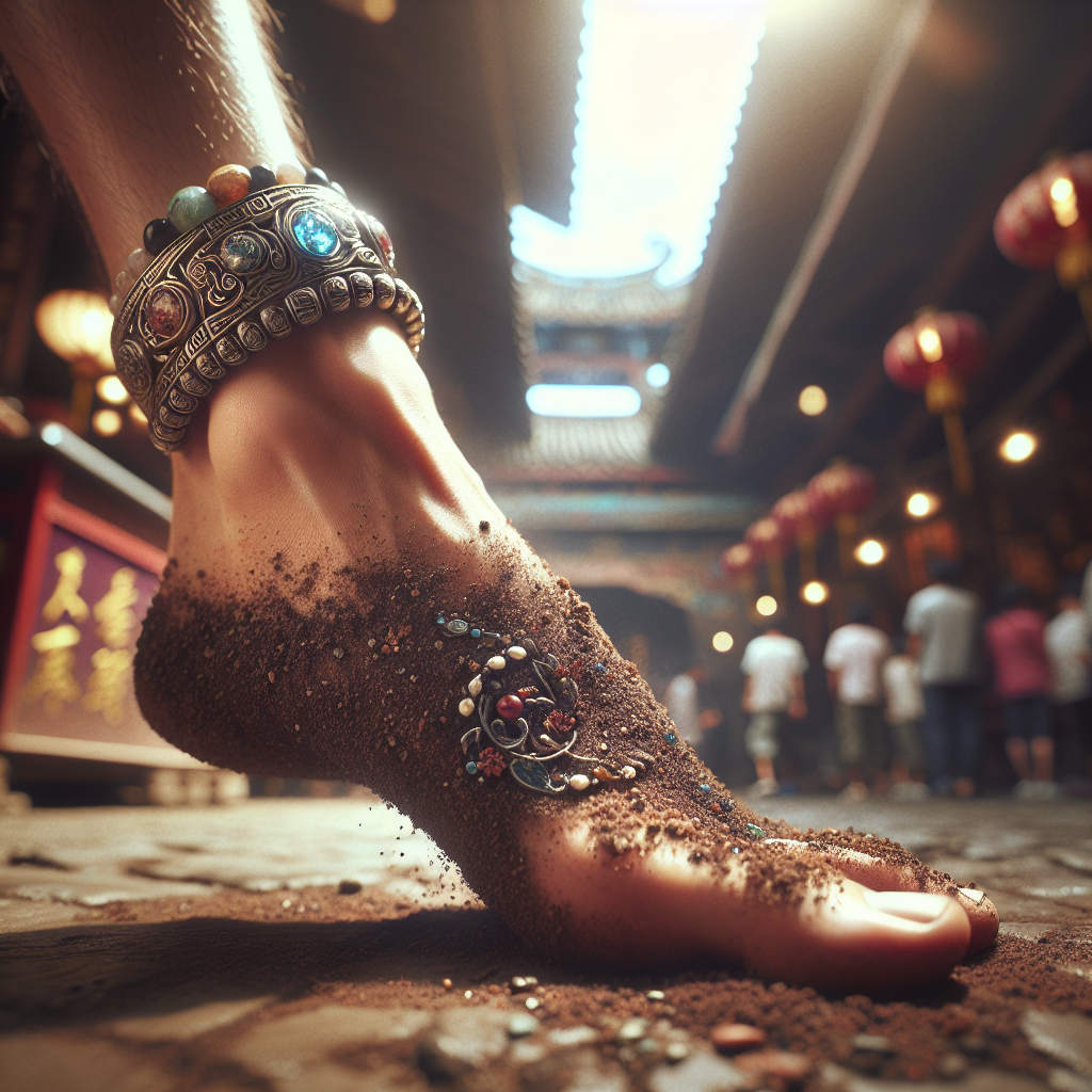 can i put bracelet on my right foot feng shui